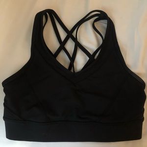 Lululemon black sports bra